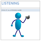 Stick It: A Listening Game