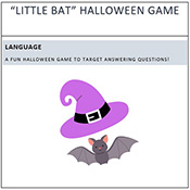 'Little Bat' Halloween Game
